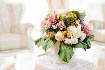  Flower bouquet in a vase