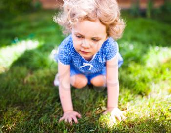 Little girl outdoor