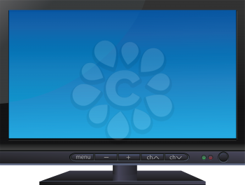 Royalty Free Clipart Image of a TV