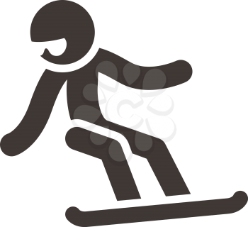 Winter sport icon - snowboard icon
