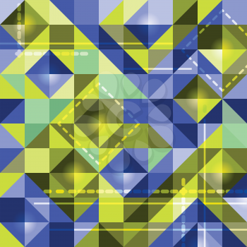 Abstract background of colored squares, vector illustration