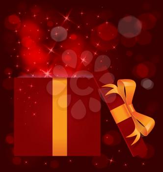 Royalty Free Clipart Image of a Present