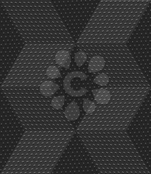 Abstract 3d geometrical seamless background. Gray 3d cubes textured with embossed dots.