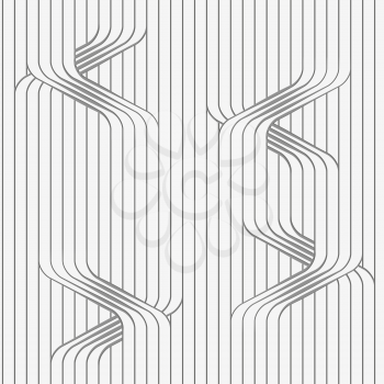 Stylish 3d pattern. Background with paper like perforated effect. Geometric design.Perforated paper with uneven ties on continues lines.