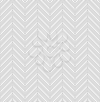 Slim gray dotted chevron.Seamless stylish geometric background. Modern abstract pattern. Flat monochrome design.