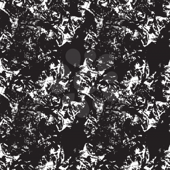 Grunge texture black and while.Seamless pattern.  
