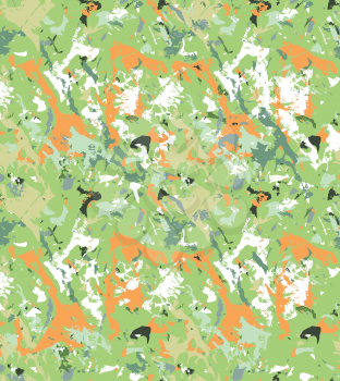 Grunge texture green and orange.Seamless pattern.  