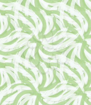 Swirly overlapping stocks grungy green.Hand drawn with ink and marker brush seamless background.
