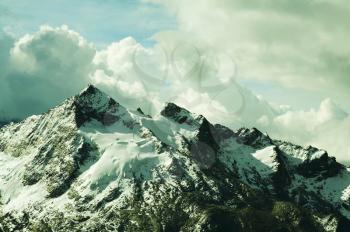 Royalty Free Photo of Urus Peak in Mountain Cordilleras in Peru