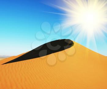 Royalty Free Photo of a Desert