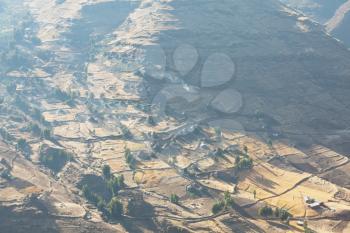 Royalty Free Photo of an Aerial Shot of Ethiopia