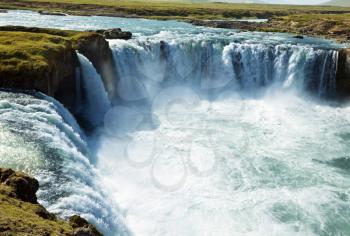 Royalty Free Photo of Godafoss Waterfall in Iceland