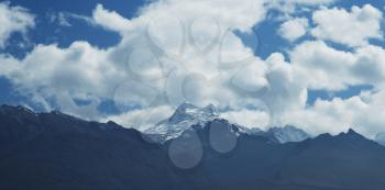 Royalty Free Photo of Mount Huascaran in the Cordillera Mountains