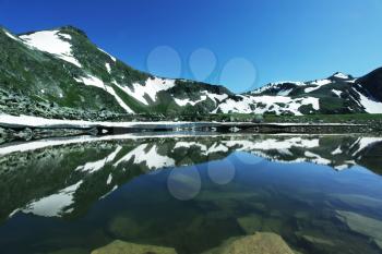 Royalty Free Photo of a Mountain Lake