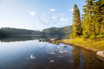 Royalty Free Photo of Lake Rainier National Park, USA