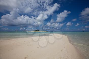 Royalty Free Photo of a Beach in the Maldives