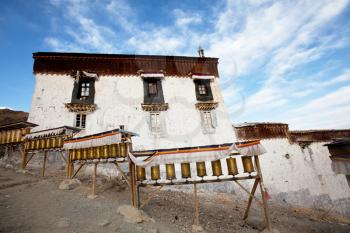 Royalty Free Photo of the Shigatse Monastery in Tibet