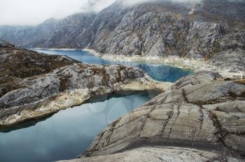 Royalty Free Photo of a Lake in the Cordillera Mountains