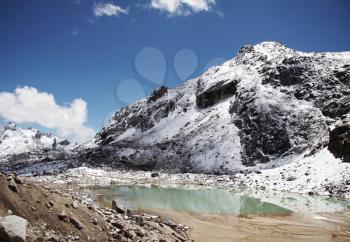 Royalty Free Photo of a Lake in the Cordilleras