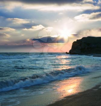 Royalty Free Photo of a Beach