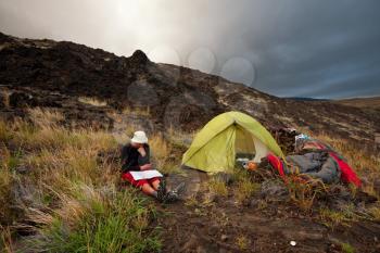 tent on Hawaii