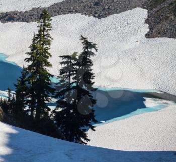 lake in mountains