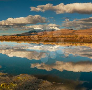 High mountains in Bolivia