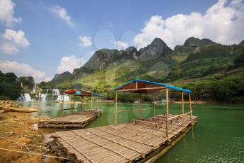 Ban Gioc - Detian waterfall in  Vietnam