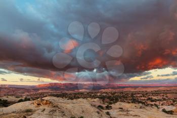 Sandstone formations in Utah, USA