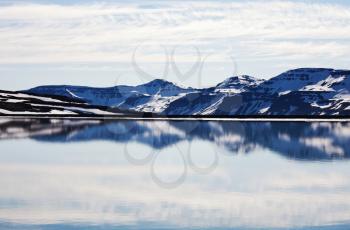 Rough Arctic terrain of Iceland