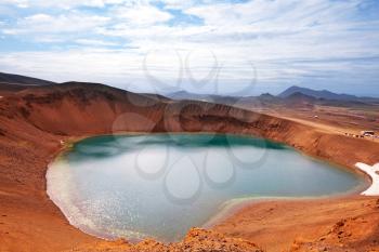 Rough Arctic terrain of Iceland