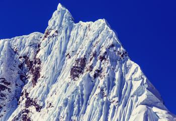 Beautiful mountains landscapes in Cordillera Huayhuash, Peru, South America