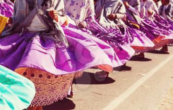 Authentic peruvian dance