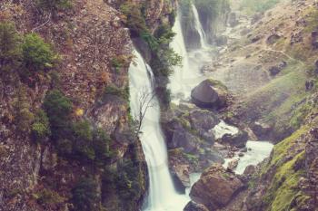 Kapuzbasi waterfall, Kayseri province, Turkey