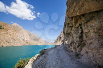 Beautiful landscape of Fanns Mountains, Tajikistan