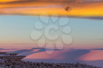White Sands Dunes  in New Mexico, USA