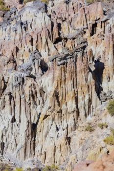 hoodoos formation in the Utah desert, USA.