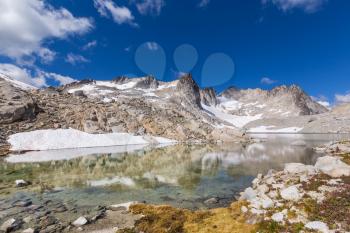 Beautiful Alpine lakes wilderness area  in Washington, USA