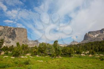 Picturesque mountain landscape in Summer time. Good for natural background.