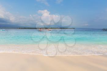 Tropical beach in Gili