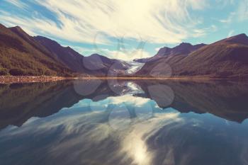 Svartisen Glacier in Norway