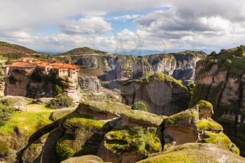 Meteora monasteries in Greece.