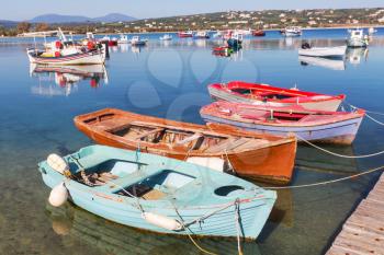 Beautiful rocky coastline in Greece