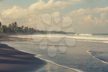 Serenity tropical beach,instagram filter