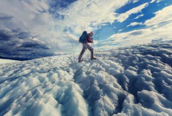 Hike in Wrangell-St. Elias National Park, Alaska