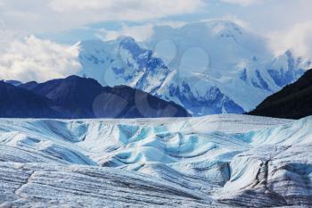 Lake on Kennicott glacier,Wrangell-St. Elias National Park, Alaska