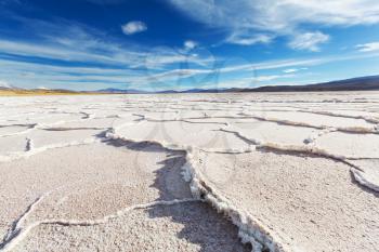 Salt desert in the Jujuy Province, Argentina