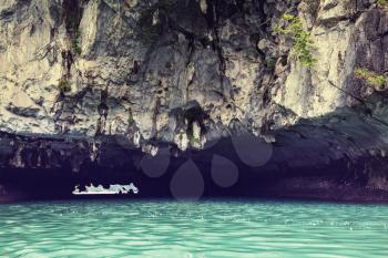 Rocks of Halong Bay, Vietnam