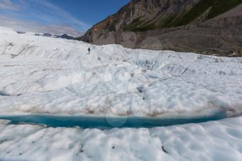 Lake on Kennicott glacier, Wrangell-St. Elias National Park, Alaska