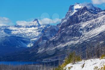 Glacier National Park, Montana. Winter.